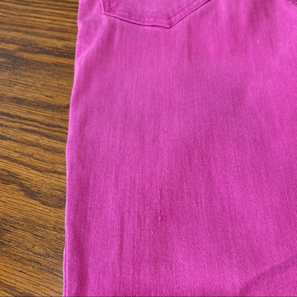 ❤️‍🔥 (5/20) NWT Cello High Rose Crop Skinny Pink Jeans Size 5 - Picture 13 of 13